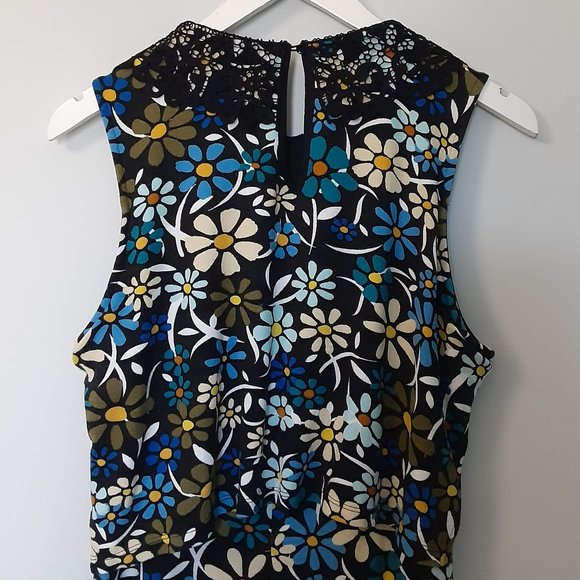 TOPSHOP | Lace Collar Floral Dress - Picture 5 of 11